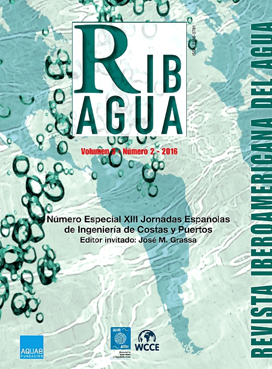 Go to journal home page - RIBAGUA - Revista Iberoamericana del Agua